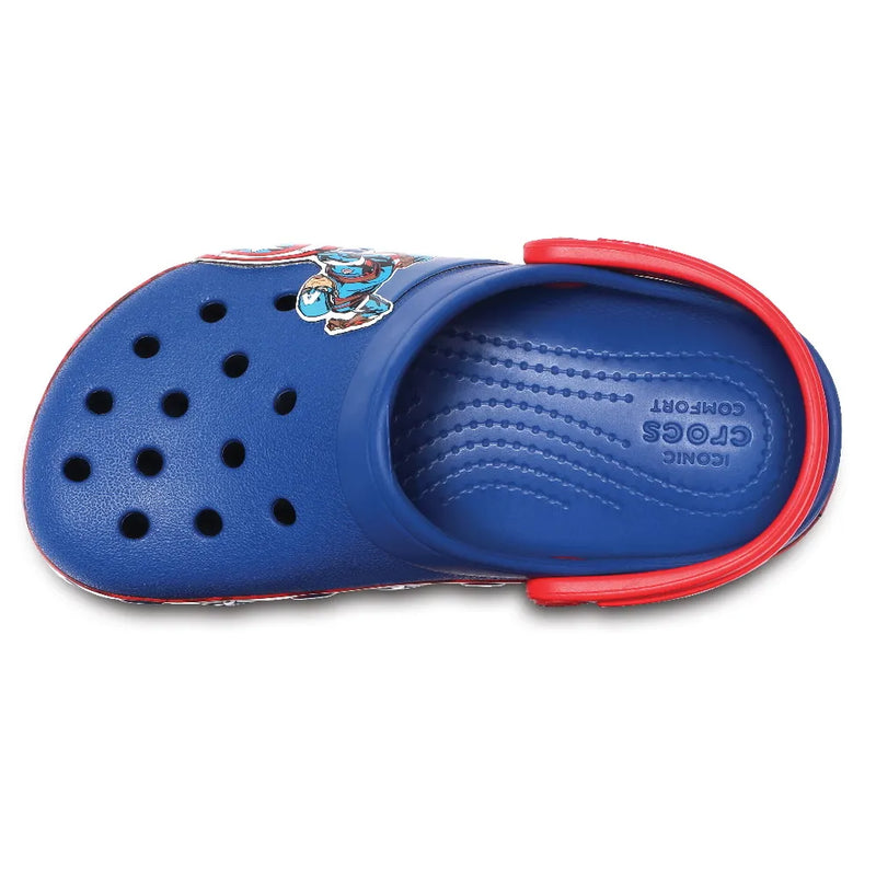 Sandália Crocband Clog Capitão América Kids