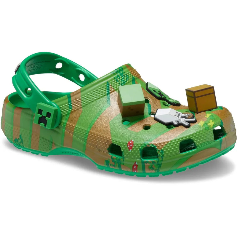 Sandália Classic Elevated Minecraft Clog Juvenil